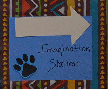 Imagination Station Sign